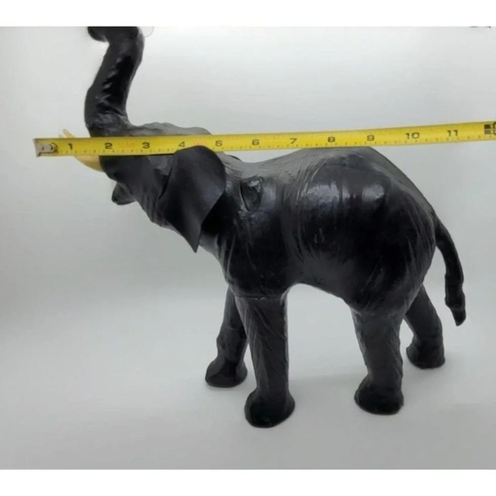 Vintage Leather Wrapped‎ Elephant